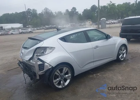 2012 Hyundai Veloster Base W/Gray z USA, uszkodzony, nr VIN KMHTC6AD1CU034787